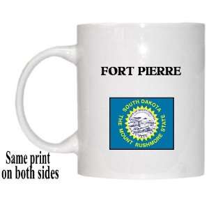    US State Flag   FORT PIERRE, South Dakota (SD) Mug 