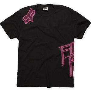    Fox Racing Discotech T Shirt   Medium/Black/Pink Automotive