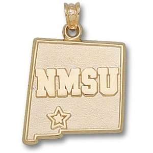  New Mexico State Map * NMSU Pendant (14kt) Sports 