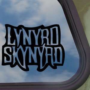  Lynyrd Skynyrd Rock Band Logo Black Decal Window Sticker 