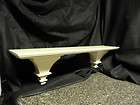 WHITE COMPOSITION ARCHITECTURAL EGYPTIAN DECO STYLE SHELF SLIGHTLY 