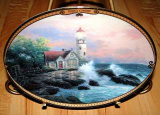   SCENES OF SERENITY Hopes Cottage BRADFORD Lighthouse Plate  