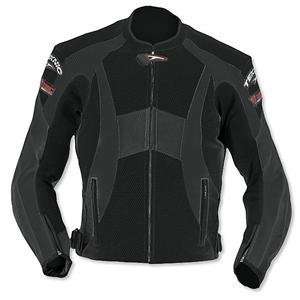  Teknic Chicane Leather Jacket   52/Black/Black Automotive