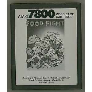  Food Fight Atari 7800 Video Game Cartridge: Everything 
