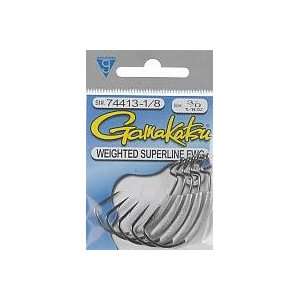  SPRO/Gamakatsu Weighted EWG Superline Hook Black Nickle 3 