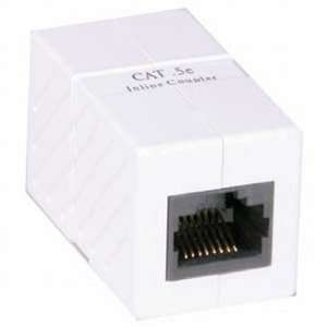  Black Point Products BT 180 White Cat 5 8C In Line Coupler 