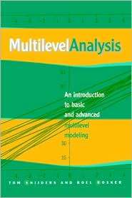 Multilevel Analysis, (0761958908), Tom A B Snijders, Textbooks 