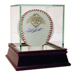  Joe Blanton Signed Ball   2008 World Series   Autographed 