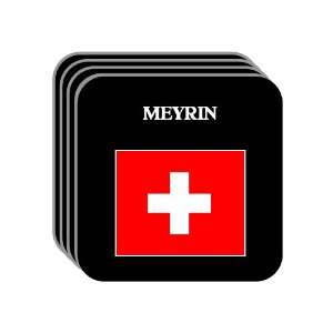  Switzerland   MEYRIN Set of 4 Mini Mousepad Coasters 