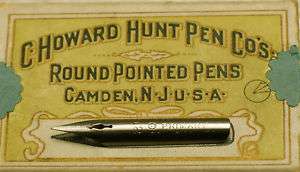 Lots of 2 C. Howard Hunt Pen Co. EF Pen Nibs # 512  