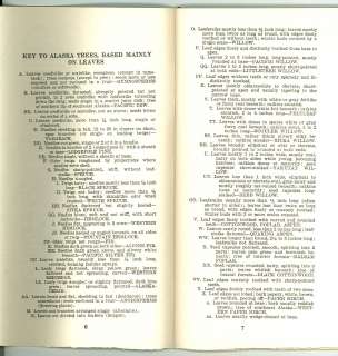 1950 POCKET GUIDE TO ALASKA TREES  Agriculture HandBook  
