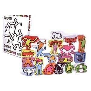   keith haring wooden stacking toy kit by vilac of france: Toys & Games
