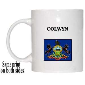    US State Flag   COLWYN, Pennsylvania (PA) Mug 