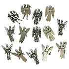 14 Tibetan Silver Plated Archangel Charms Arch Angels