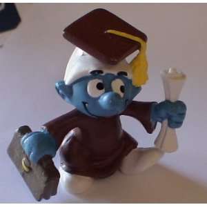  The Smurfs Graduate Smurf Pvc Figure: Everything Else