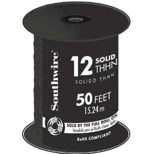  SOUTHWIRE COMPANY 5FZX7 Building Wire,Solid,12AWG,0.119 In 