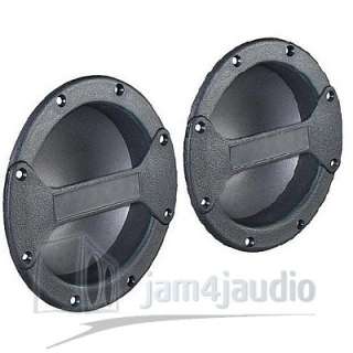 Pair round speaker cabinet plastic bar handles  