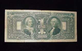 Series of 1896 $1 Large Size Silver Certificate Educational Note VG/F 