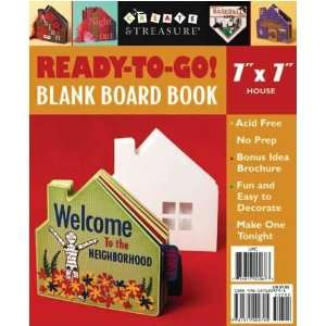   Ready To Go Blank House Board Book (7 X 7)   14 Page