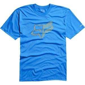  Fox Racing Decohead Tech T Shirt   Medium/Blue: Automotive
