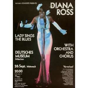   Sings The Blues 1973   CONCERT   POSTER from GERMANY