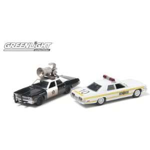 Greenlight 1/64 Blues Brothers Diorama 1974 Bluesmobile Monaco & 1977 