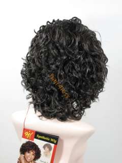 Pure Stratch Cap Full Wig Beverly Johnson Curly Oprah 2 in #34   Gray 