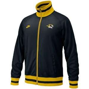  Nike Missouri Tigers Black Full Medal Track Jacket: Sports 