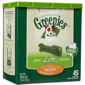 Greenies Lite Treat Tub   Pak   Petite Dog   27 oz (Quantity of 1)