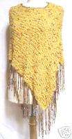 Terri Ranck Blossom Poncho Knit Yarn Pattern  