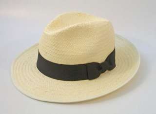 Mens Designer Straw Fedora Hats   4 Styles  