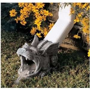  Gothic Dragon Gargoyle Downspout Rainspout Sculpture 