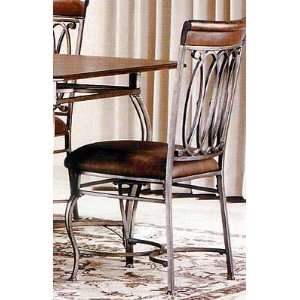  Monticello Faux Leather Dining Chairs 1 Pair: Home 