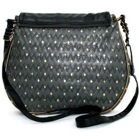 Loungefly Black and Gold Skull Cross Body Bag Purse NEW  
