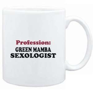  Mug White  Profession Green Mamba Sexologist  Animals 