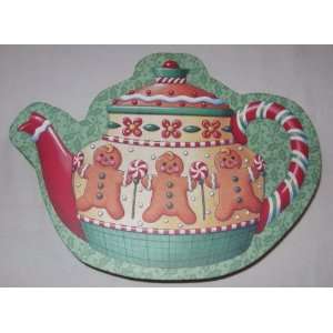  Gingerbread Man Teapot Box: Be Warm Inside and Out: Everything Else