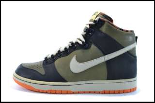 314345 321] Dunk High Premium HT Olive Birch Orange  