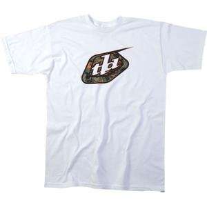  Troy Lee Designs Camo Shield T Shirt   X Large/White 