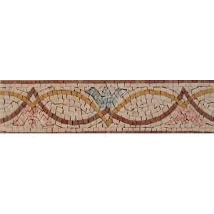  4 Mosaic Border Tile Wall Floor Bath Home Decor Tiles 