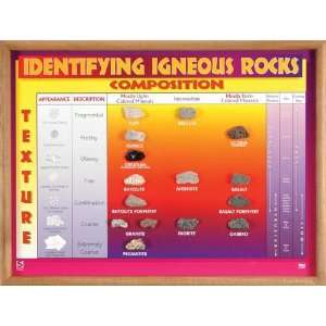  Igneous Rock Framed Chart Only w/ Rock (for 14234 