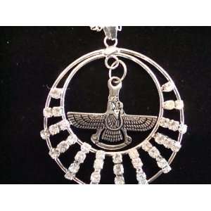  Ladies Farvahar Necklace Persian Symbol Iranian Gift 