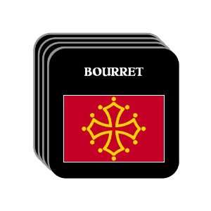  Midi Pyrenees   BOURRET Set of 4 Mini Mousepad Coasters 