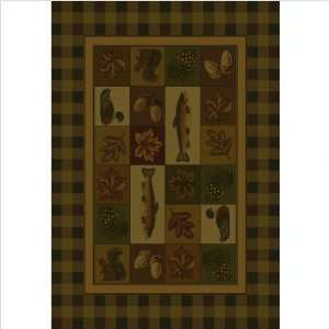  Boutin Timberland Novelty Rug Size Rectangle   110 x 3 