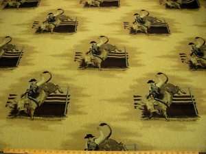Stampede Rodeo tapestry upholstery fabric ft923  