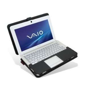  Tuff Luv Leather case cover for (Sony Vaio Type W)   Black 
