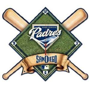  MLB San Diego Padres High Definition Clock: Home & Kitchen