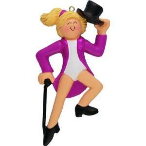  Tap Dancer blonde: Female Personalized Christmas Holiday 