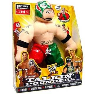 WWE Wrestling 13 Inch Plush Buddies Electronic Talkin Pounders Figure 