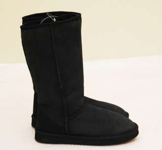 New Womens KIRKLAND SIGNATURE Tall Shearling Boots Black  