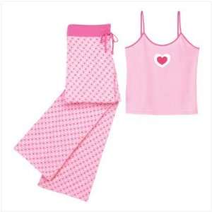 Hearts Pajama Set   Size Large 